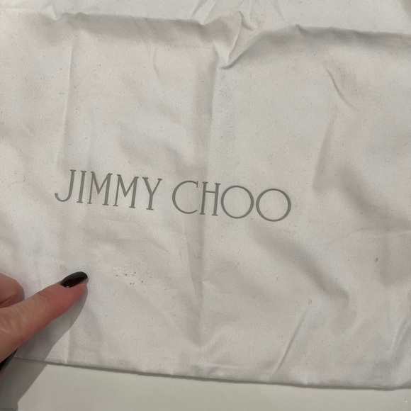 JIMMY Choo Dust Bags w/Drawstring. Set of 3. 11x14.5”, 10.5x14”, 13.5x14”. Used - Picture 7 of 13